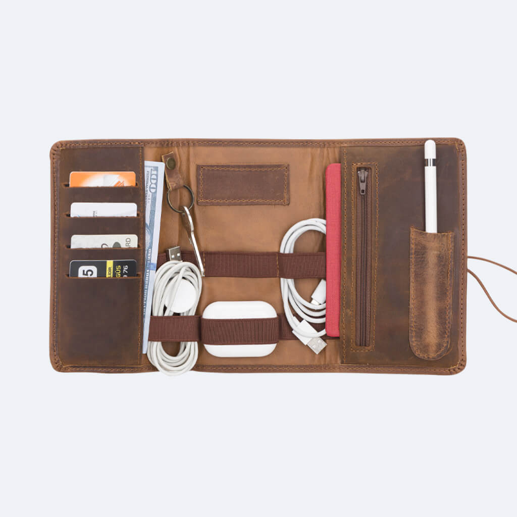 Leather Travel Organizer | Oxa Leather 18