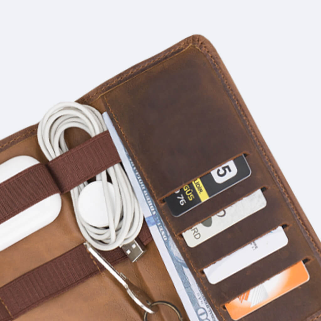 Leather Travel Organizer | Oxa Leather 20