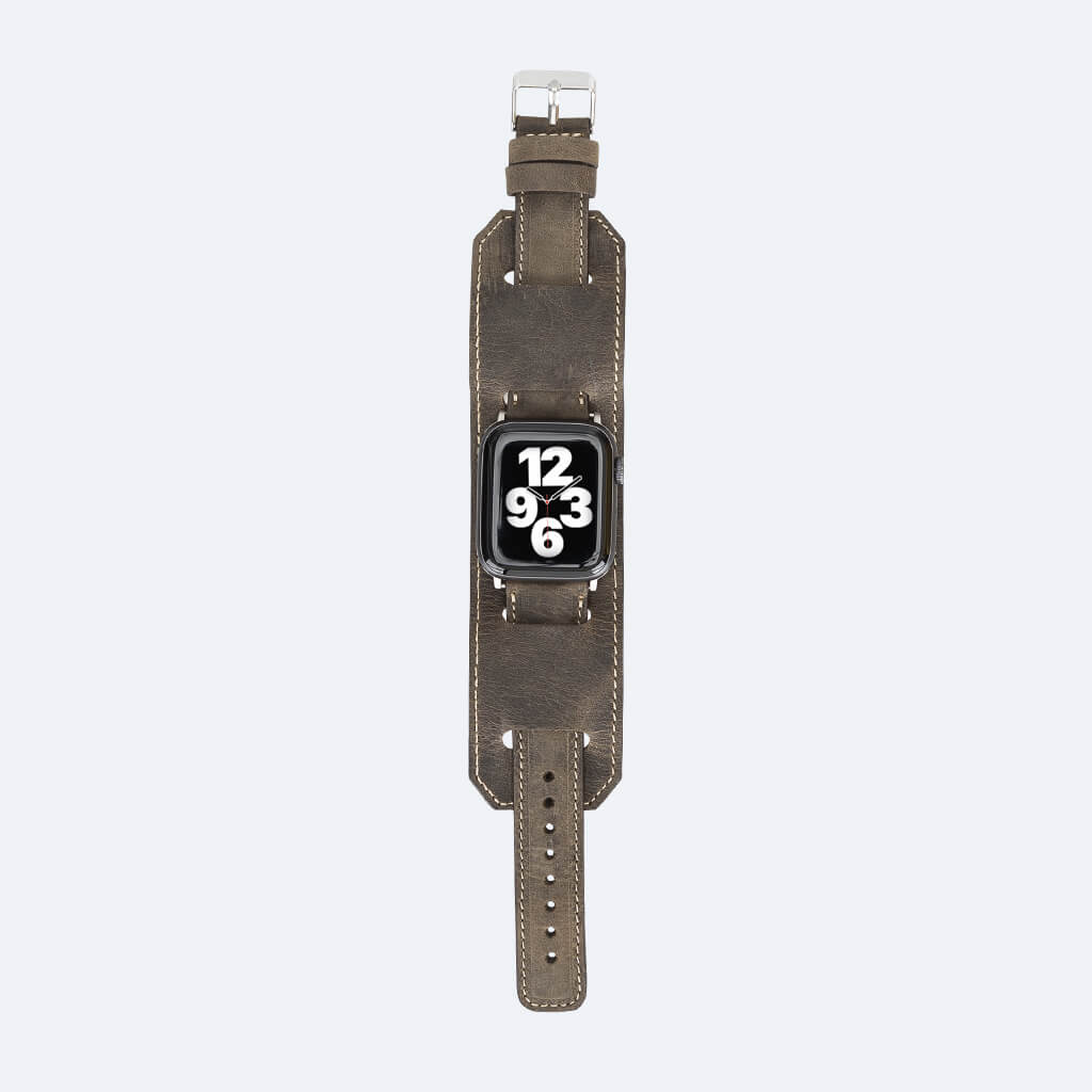 Leather Apple Watch Band in Cuff Style for 44mm / 40mm | Oxa Leather 25