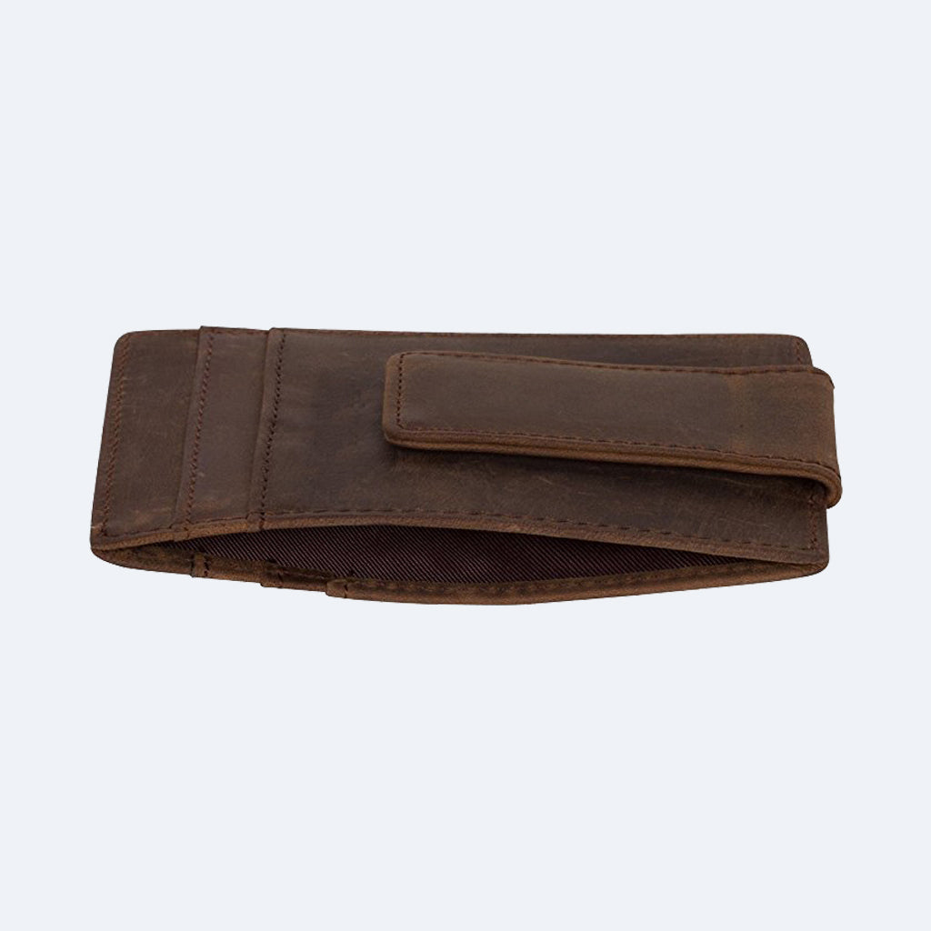 Leather Money Clip - Martin