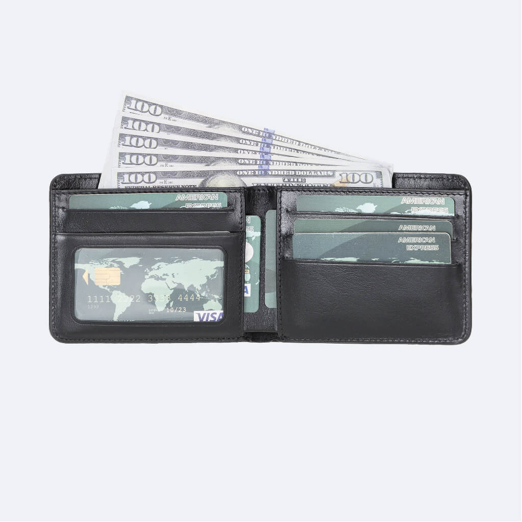 Jason Bifold Leather Wallet - Oxa Leather 10