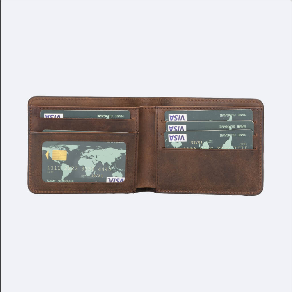 Jason Bifold Leather Wallet - Oxa Leather 4