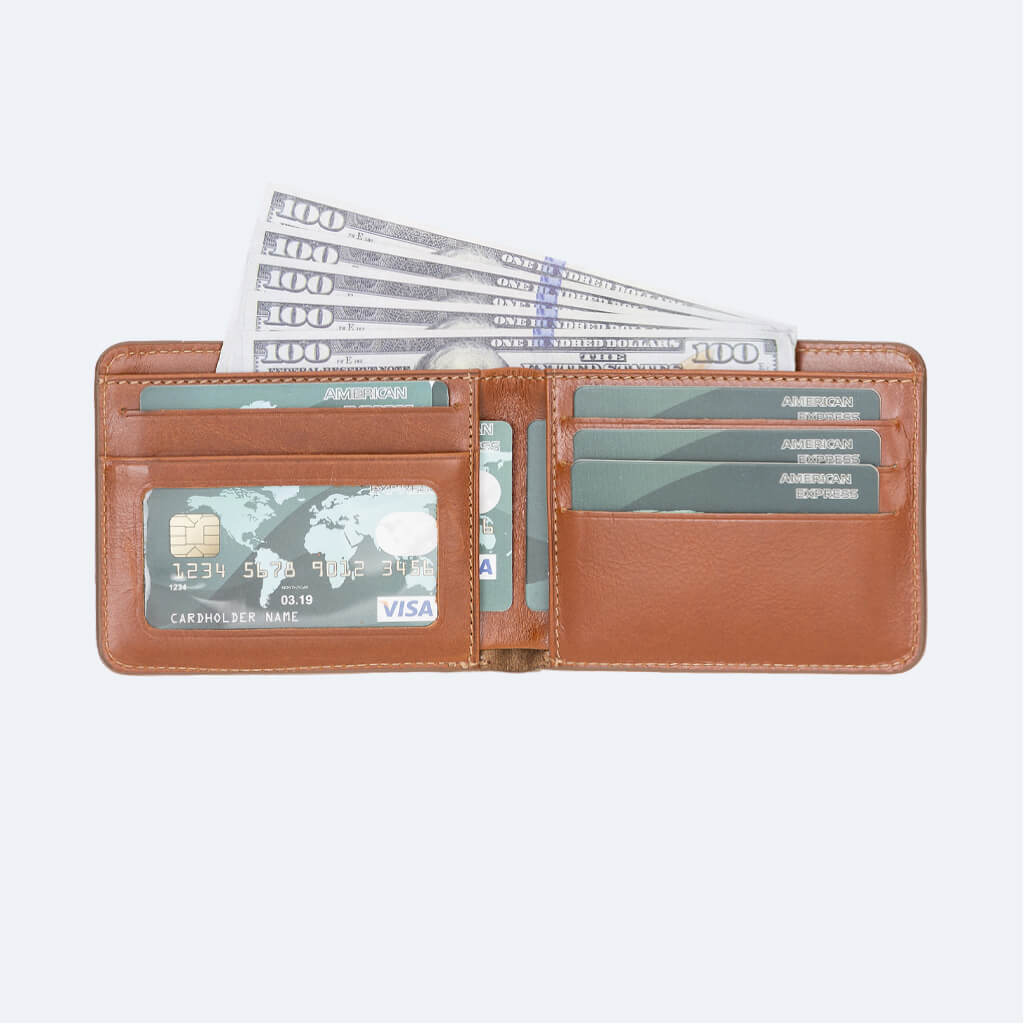 Jason Bifold Leather Wallet - Oxa Leather 17