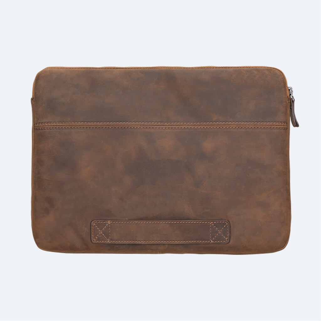 Leather iPad & Laptop Bag - Classic