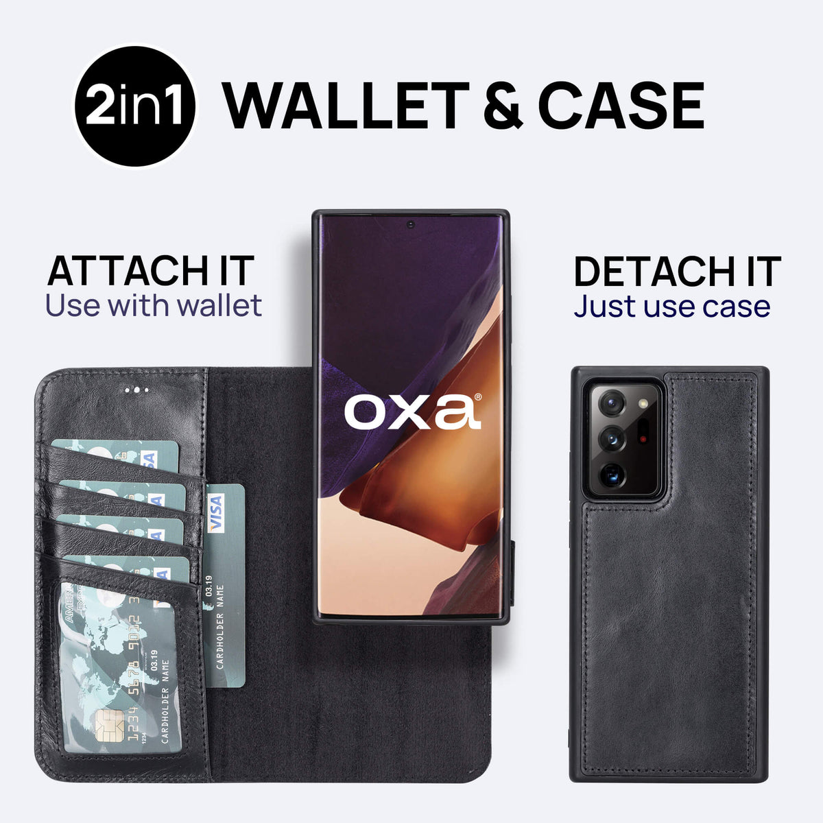 Samsung Galaxy Note20 Ultra Leather Wallet Case