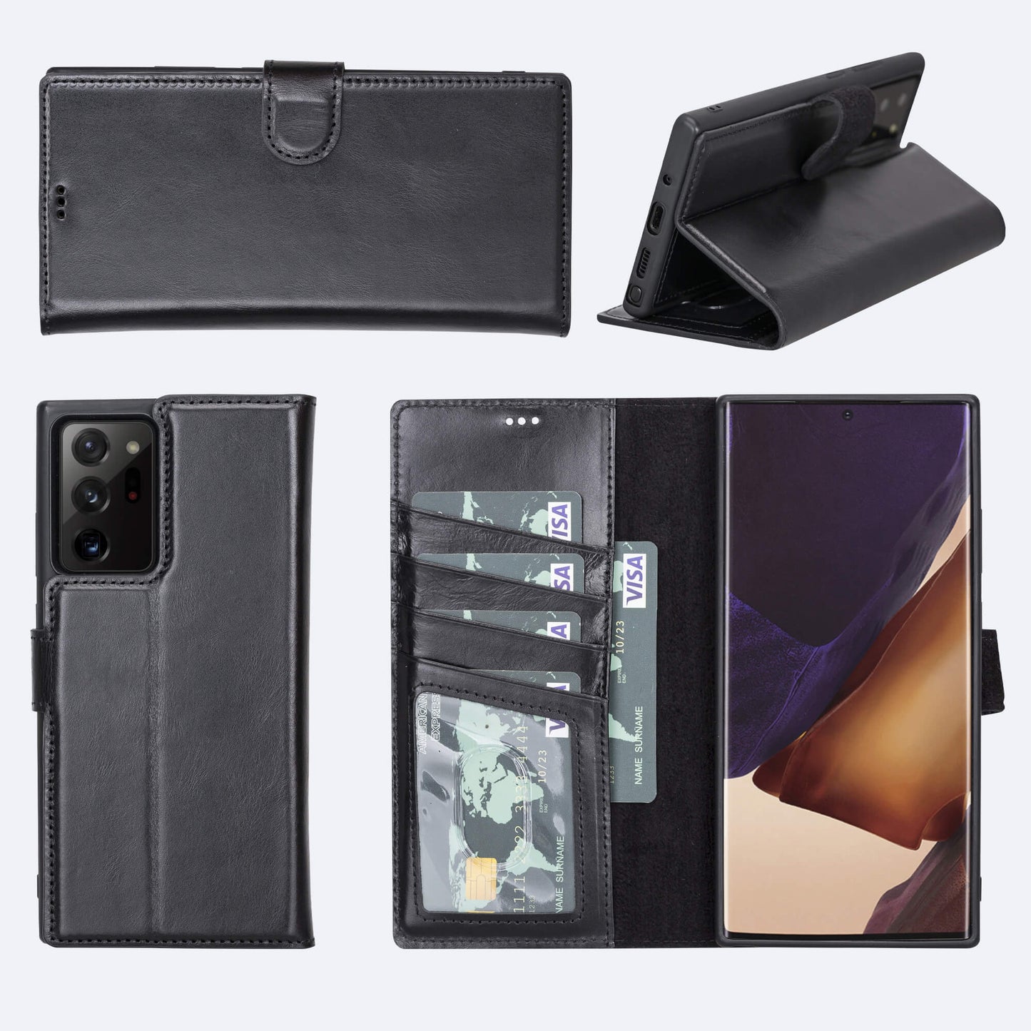 Samsung Galaxy Note20 Ultra Leather Wallet Case