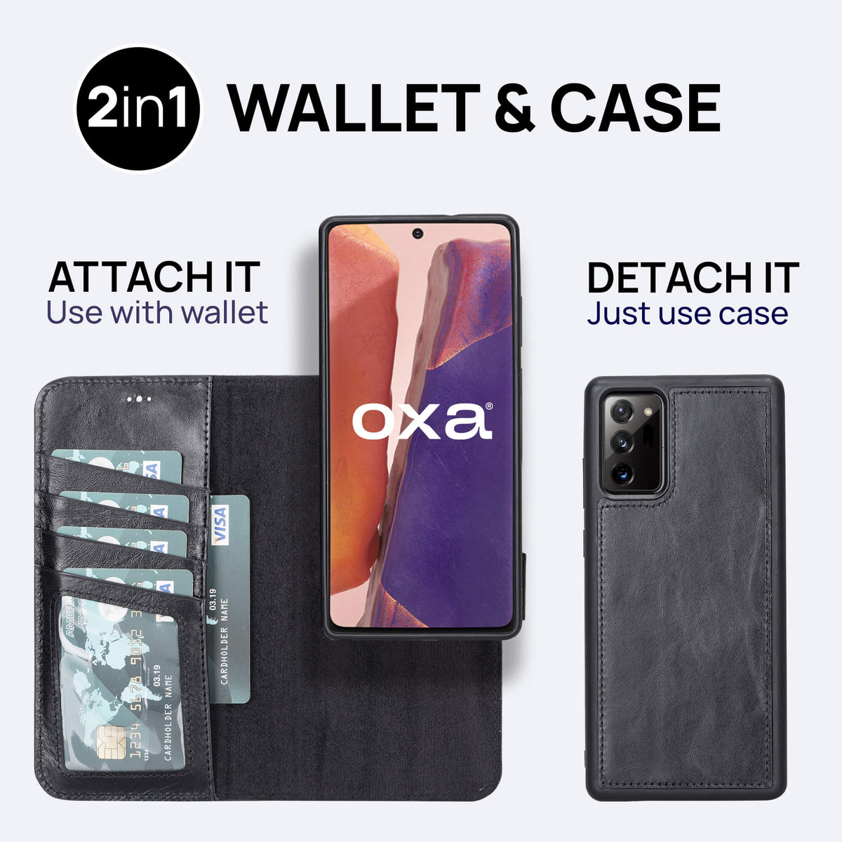 Samsung Galaxy Note20 Leather Wallet Case