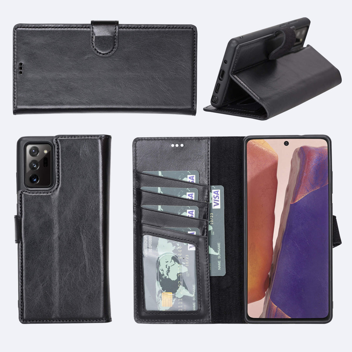 Samsung Galaxy Note20 Leather Wallet Case