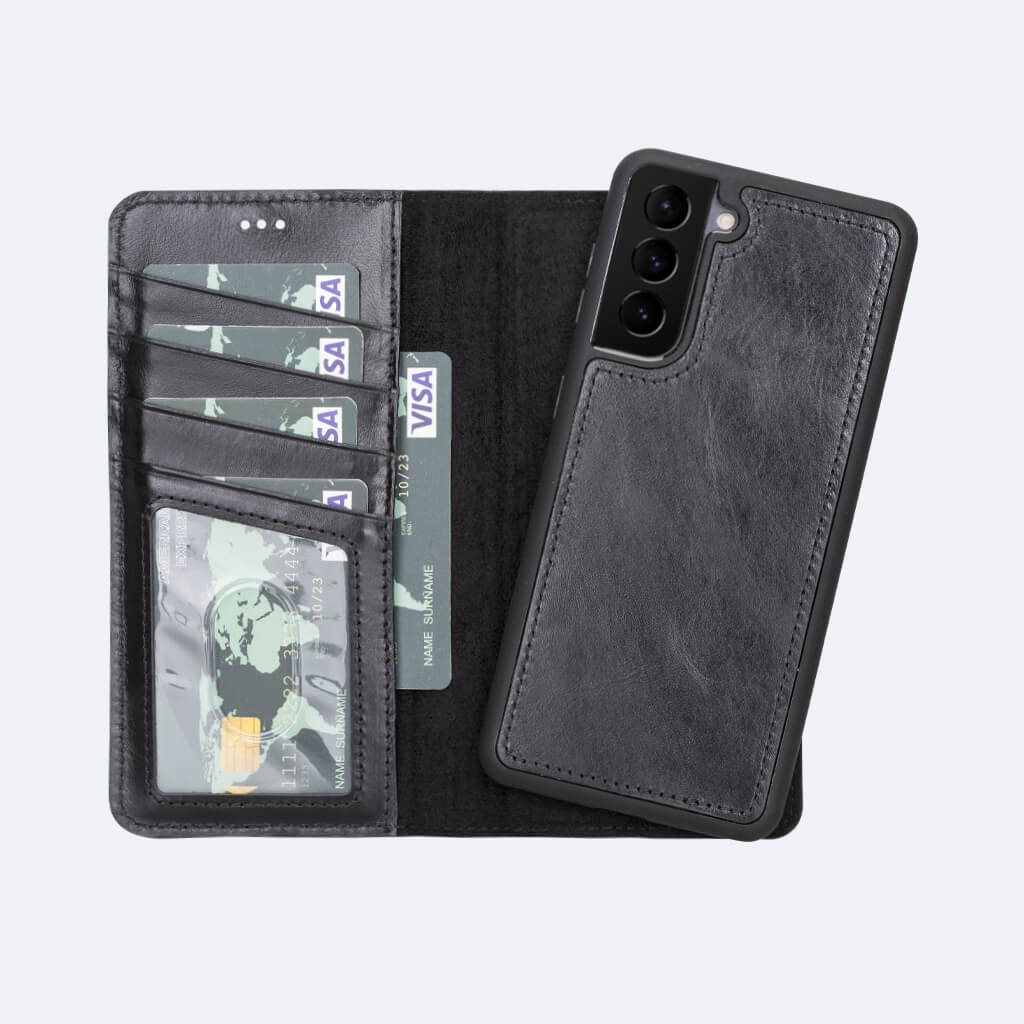 Best Leather Wallet Case for Samsung Galaxy S21 - Oxa 1
