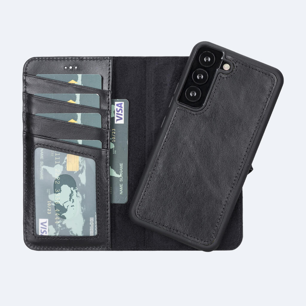 Best Leather Wallet Case for Samsung Galaxy S22 Plus - Oxa 1