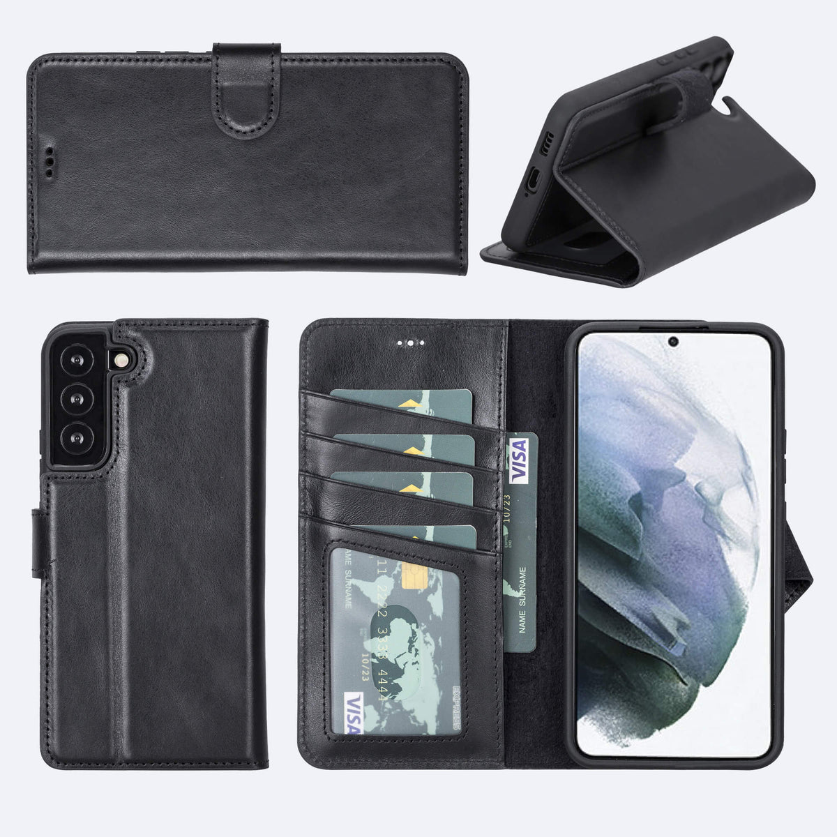 Samsung Galaxy S22 Plus Leather Wallet Case