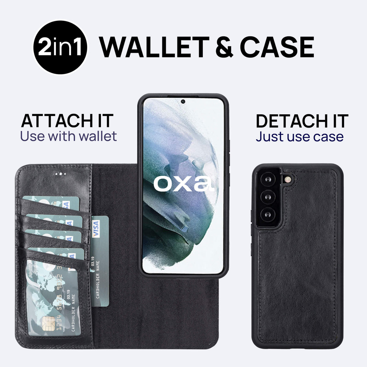 Samsung Galaxy S22 Leather Wallet Case