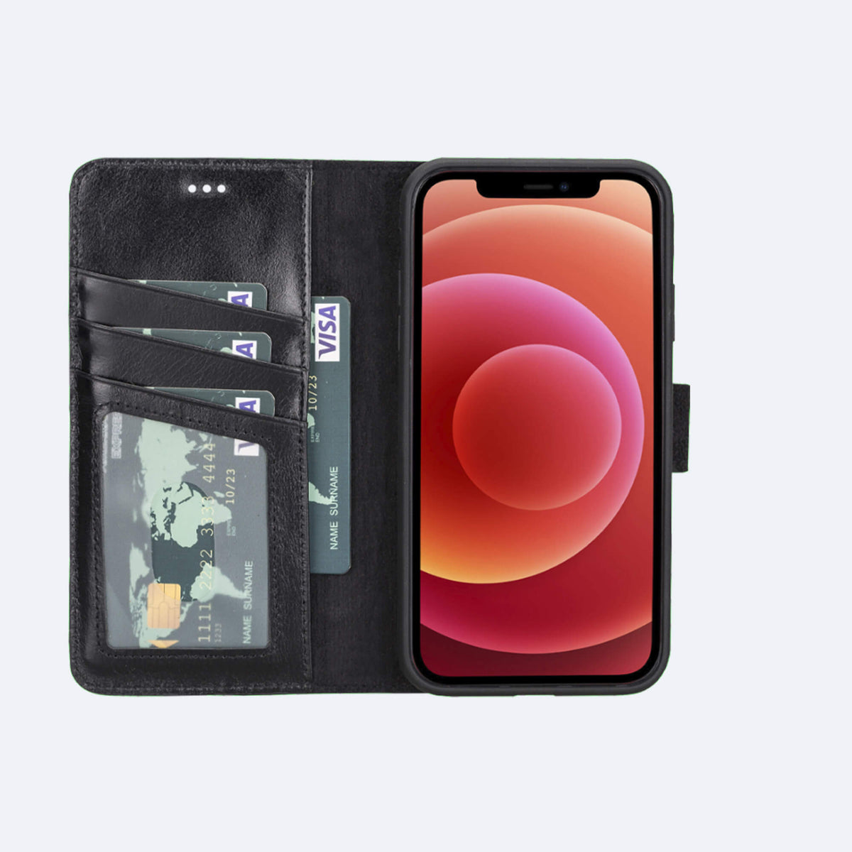 Best Leather Detachable Wallet Case for iPhone 11 - Oxa 9