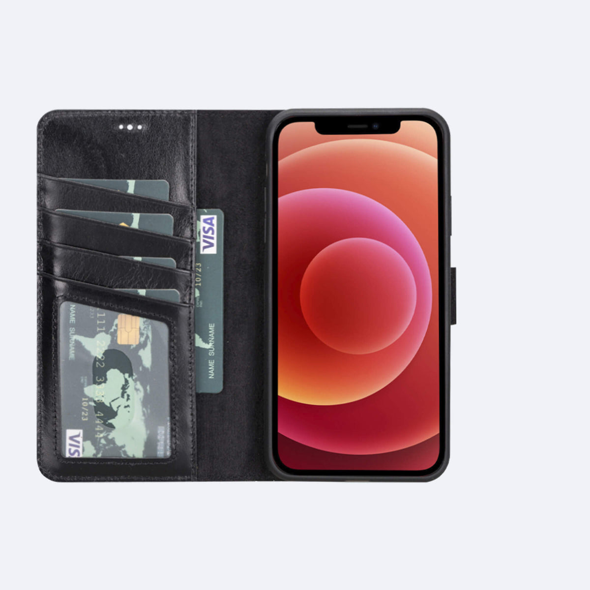 Premium Leather Wallet Case for iPhone 11 Pro Max - Oxa 9