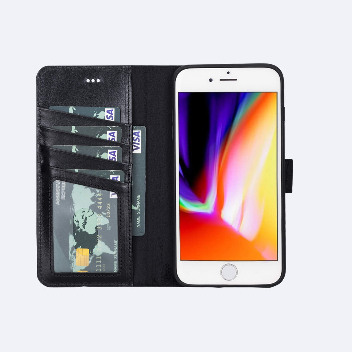 Best Leather Wallet Case for iPhone 8 / 7 Plus - Oxa 9