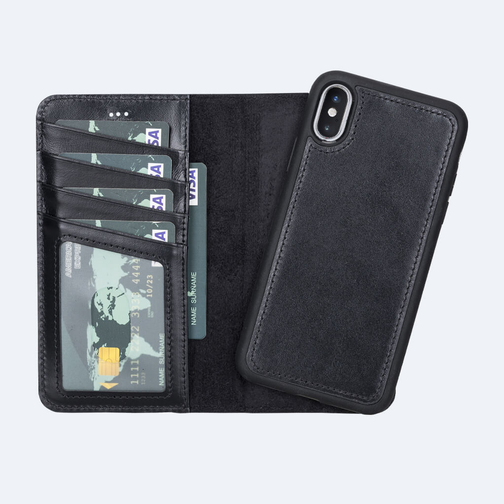 Best Leather Wallet Case for iPhone X / Xs - Oxa 8