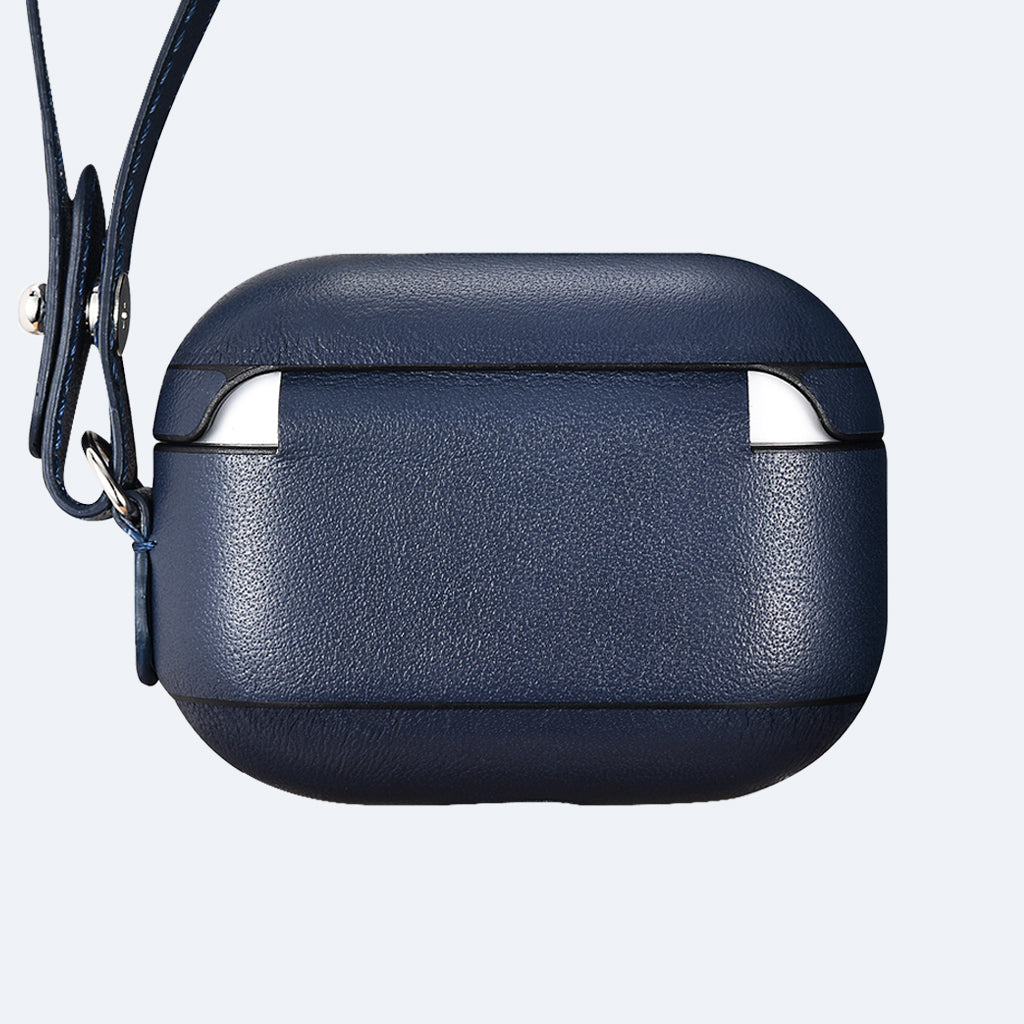 Leather Apple AirPods Pro Case with Strap | Oxa Leather 18