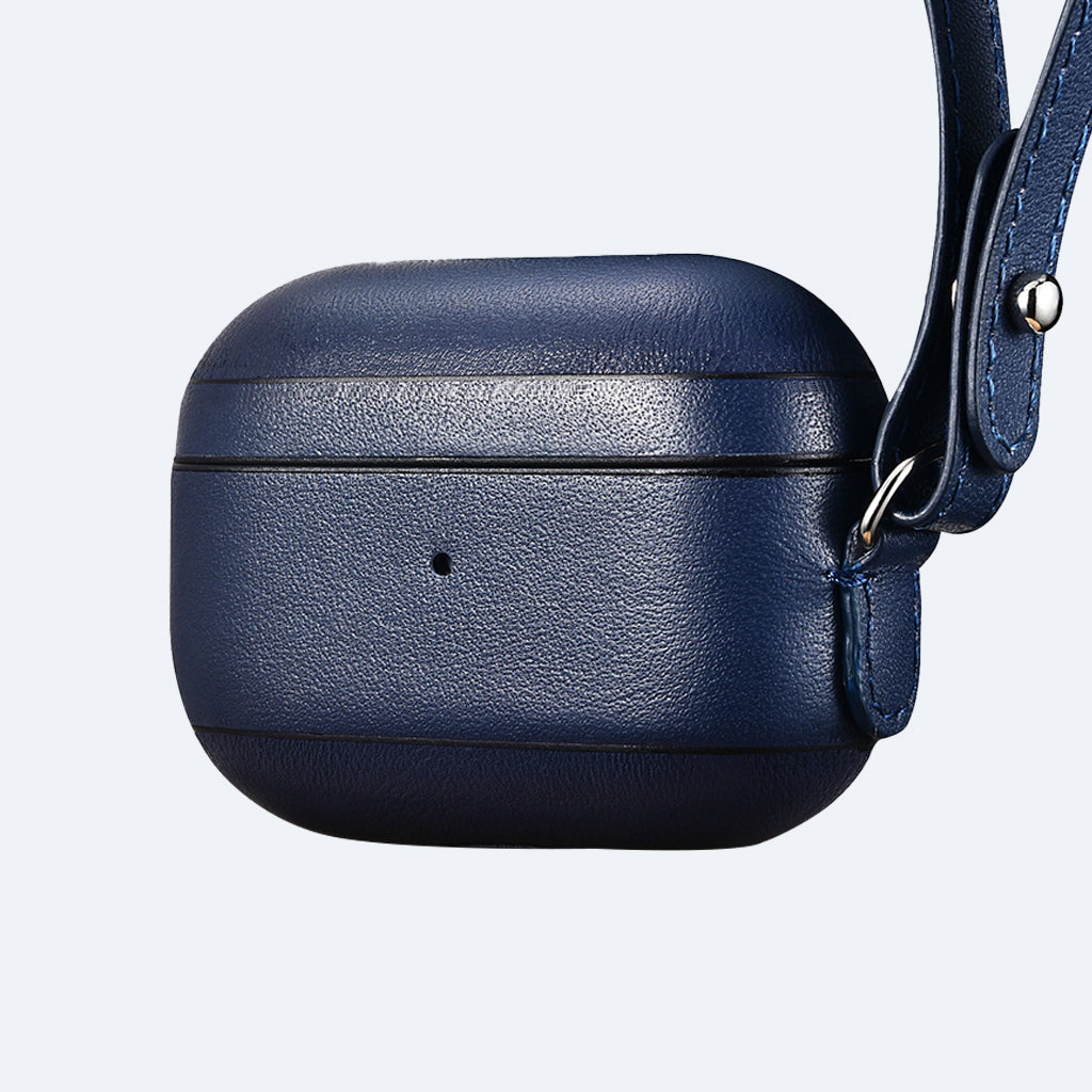 Leather Apple AirPods Pro Case with Strap | Oxa Leather 17