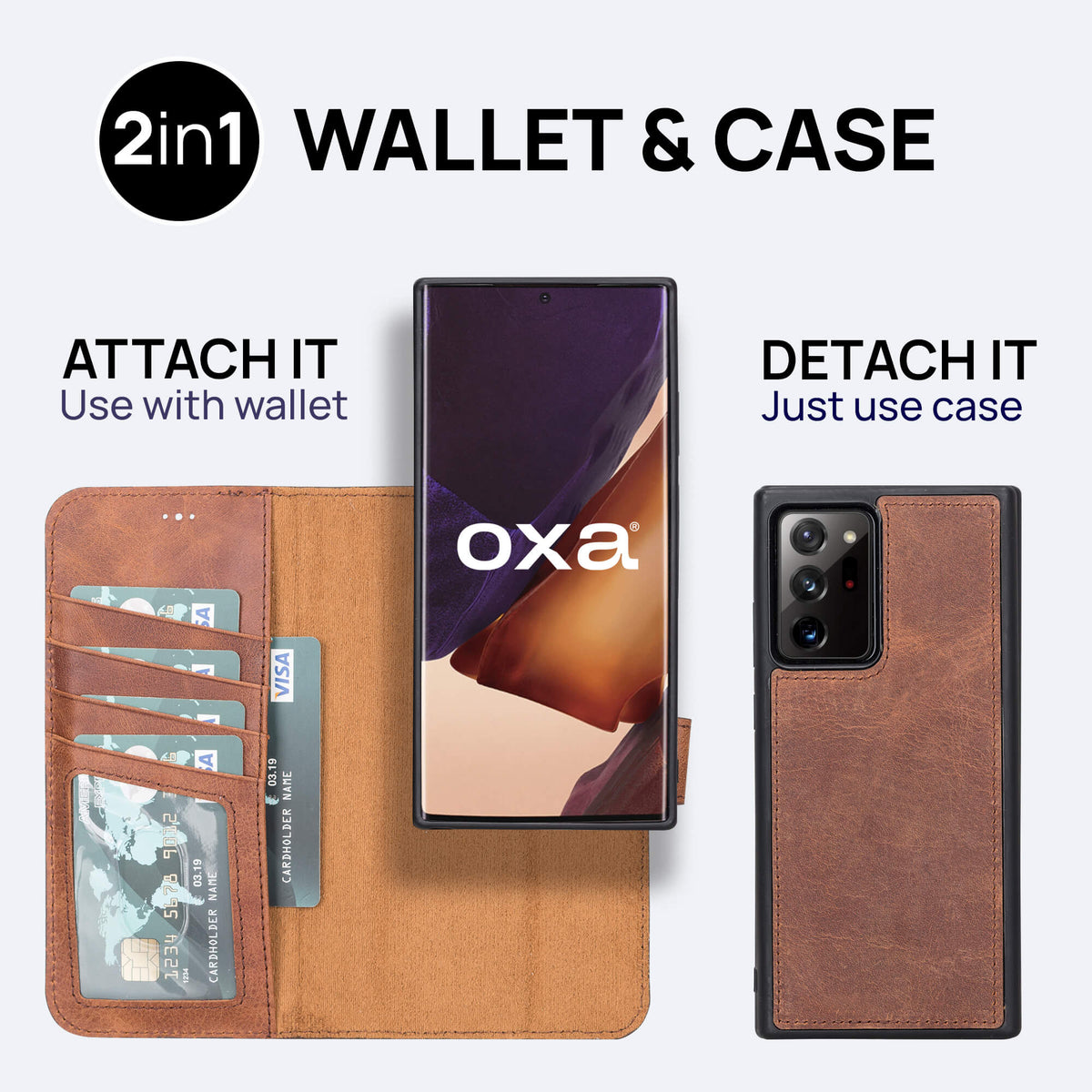 Samsung Galaxy Note20 Ultra Leather Wallet Case