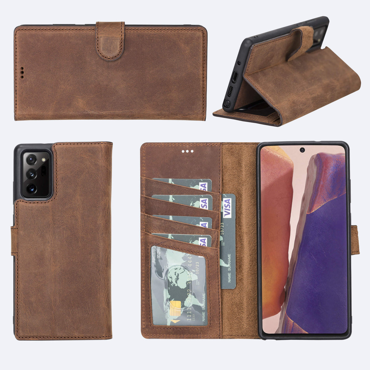 Samsung Galaxy Note20 Leather Wallet Case
