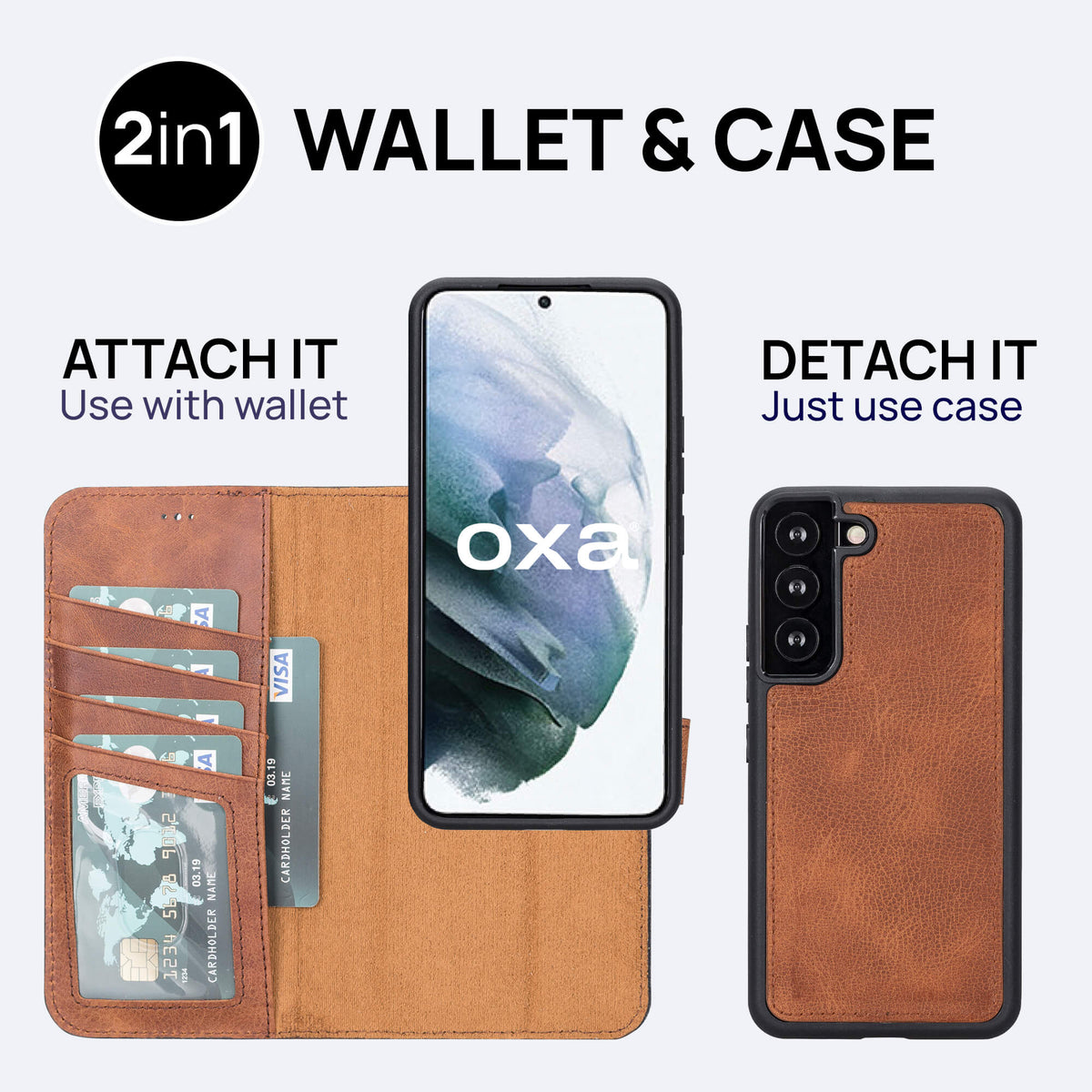 Samsung Galaxy S22 Plus Leather Wallet Case