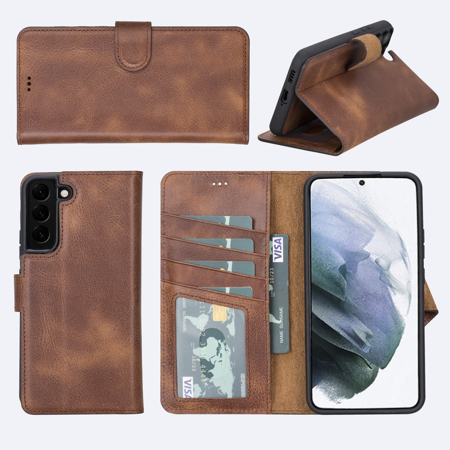 Samsung Galaxy S22 Plus Leather Wallet Case