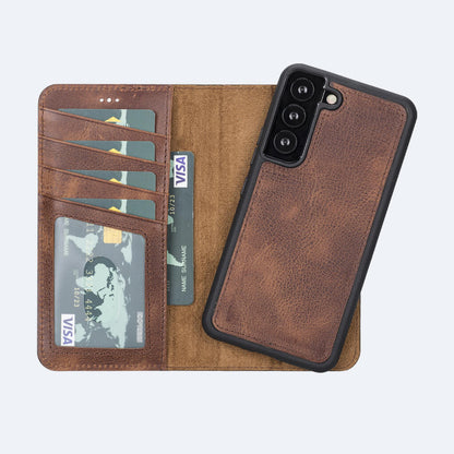 Best Leather Wallet Case for Samsung Galaxy S22 - Oxa 8