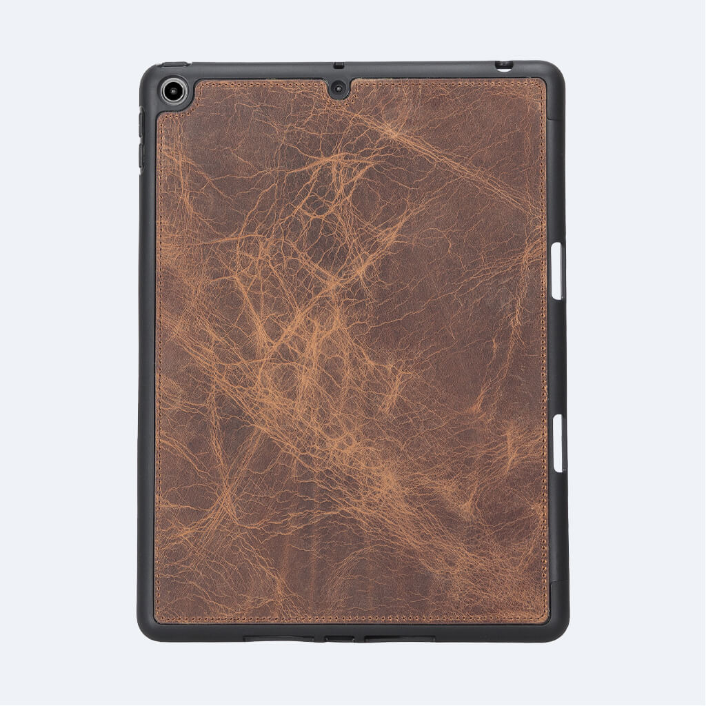 Luxury iPad 10.2 Leather Cover with Pencil Holder - OXA 15
