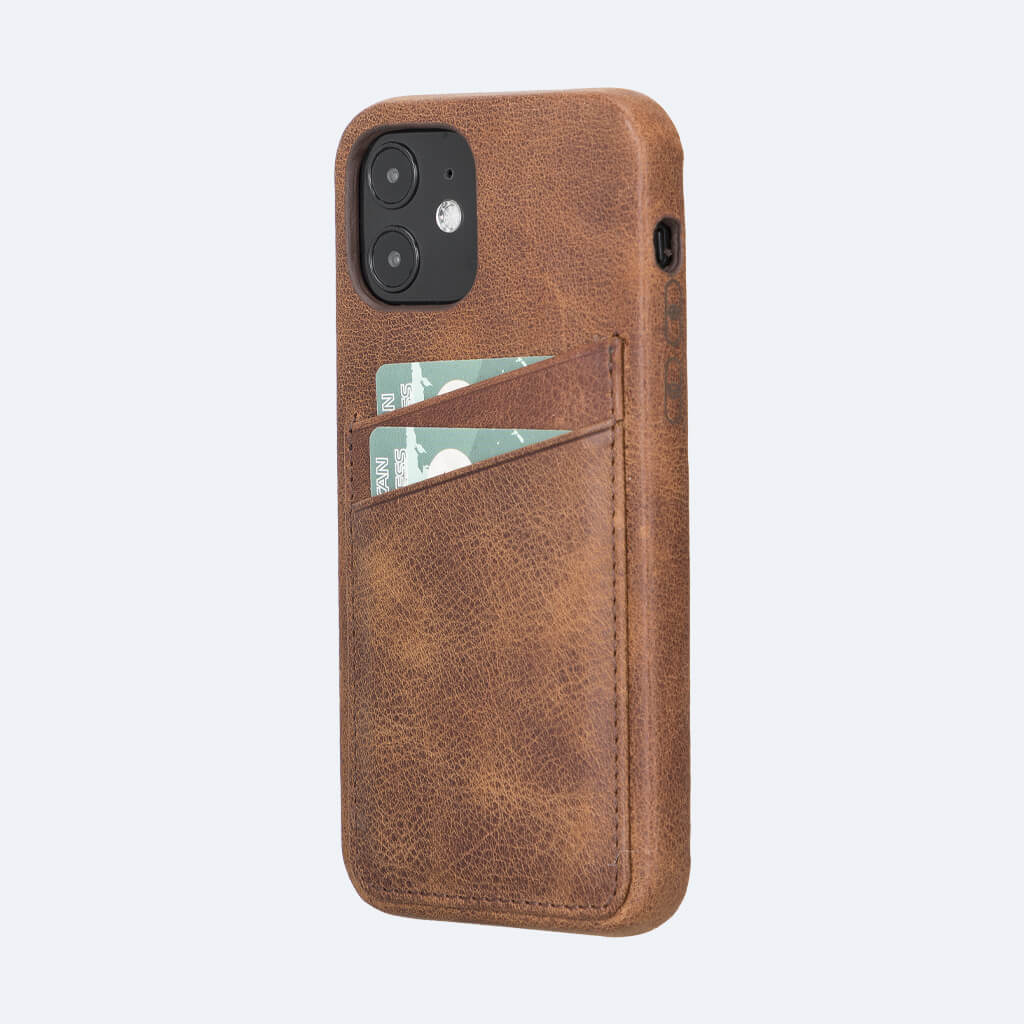 iPhone 12 Pro Leather Case with Card Holder
