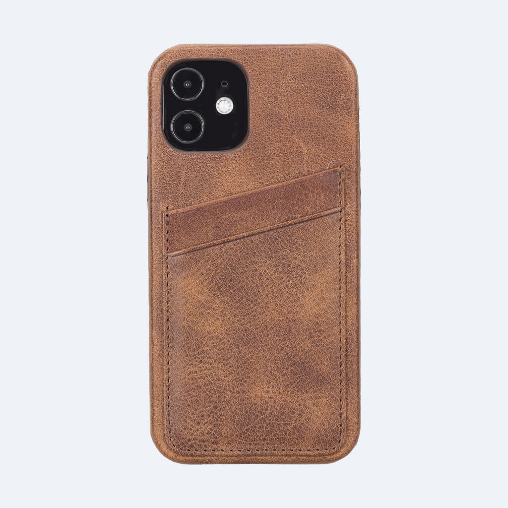 iPhone 12 Mini Leather Case with Card Holder