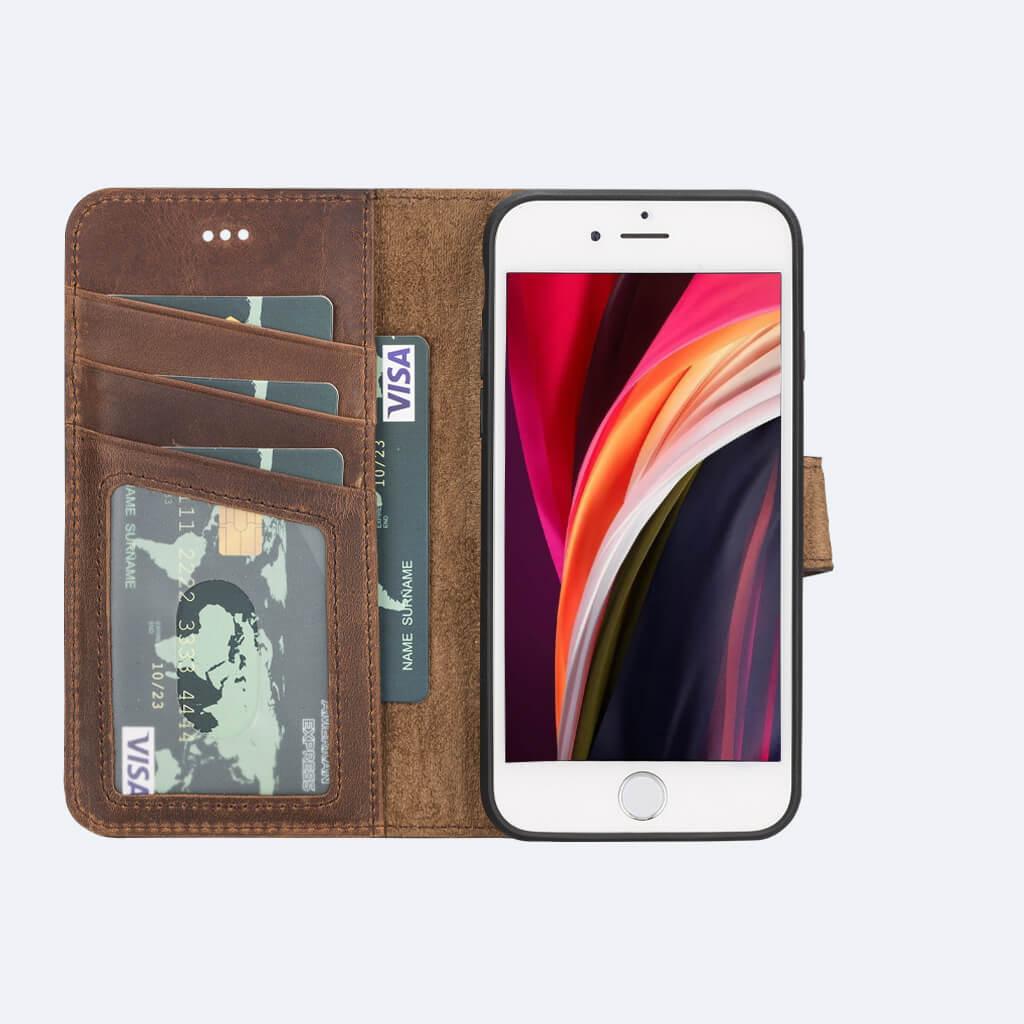 Best Leather Wallet Case for iPhone 8 / 7 - Oxa 16
