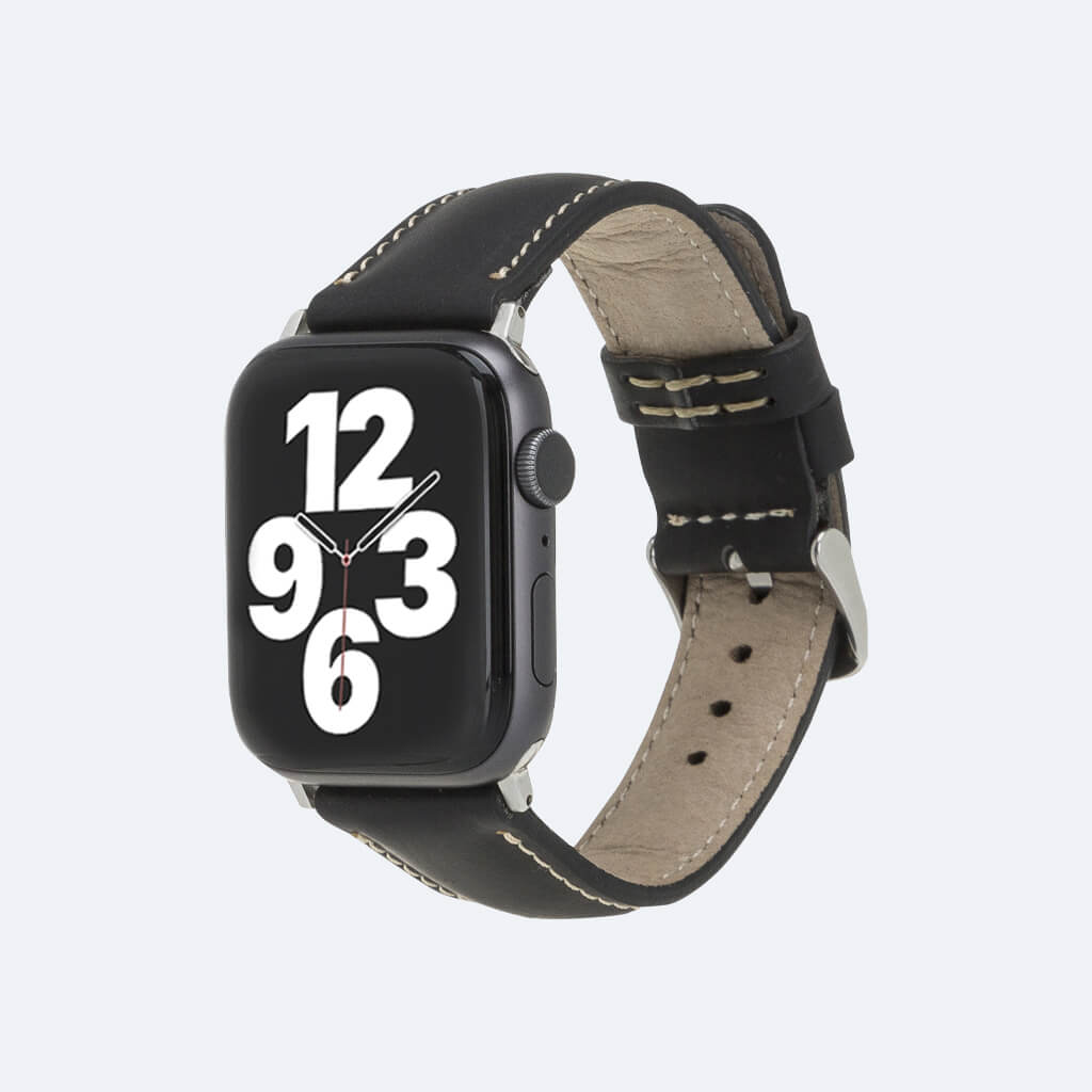 Luxury Leather Apple Watch 6 / SE Band and Strap | Oxa 28