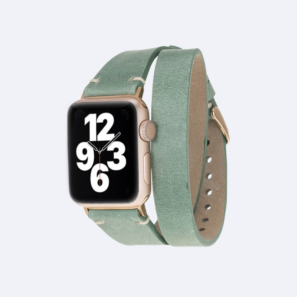 Double Tour Leather Apple Watch Strap | Oxa Leather 7