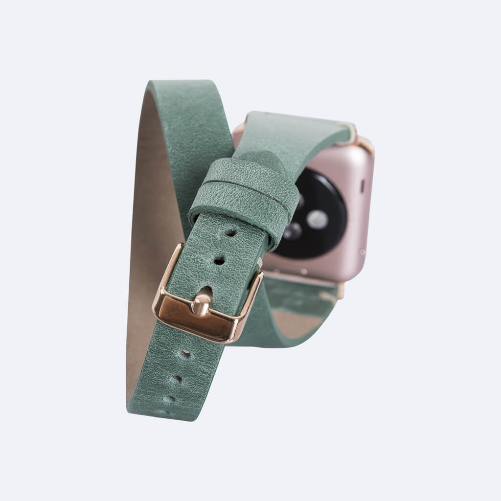 Double Tour Leather Apple Watch Strap | Oxa Leather 10