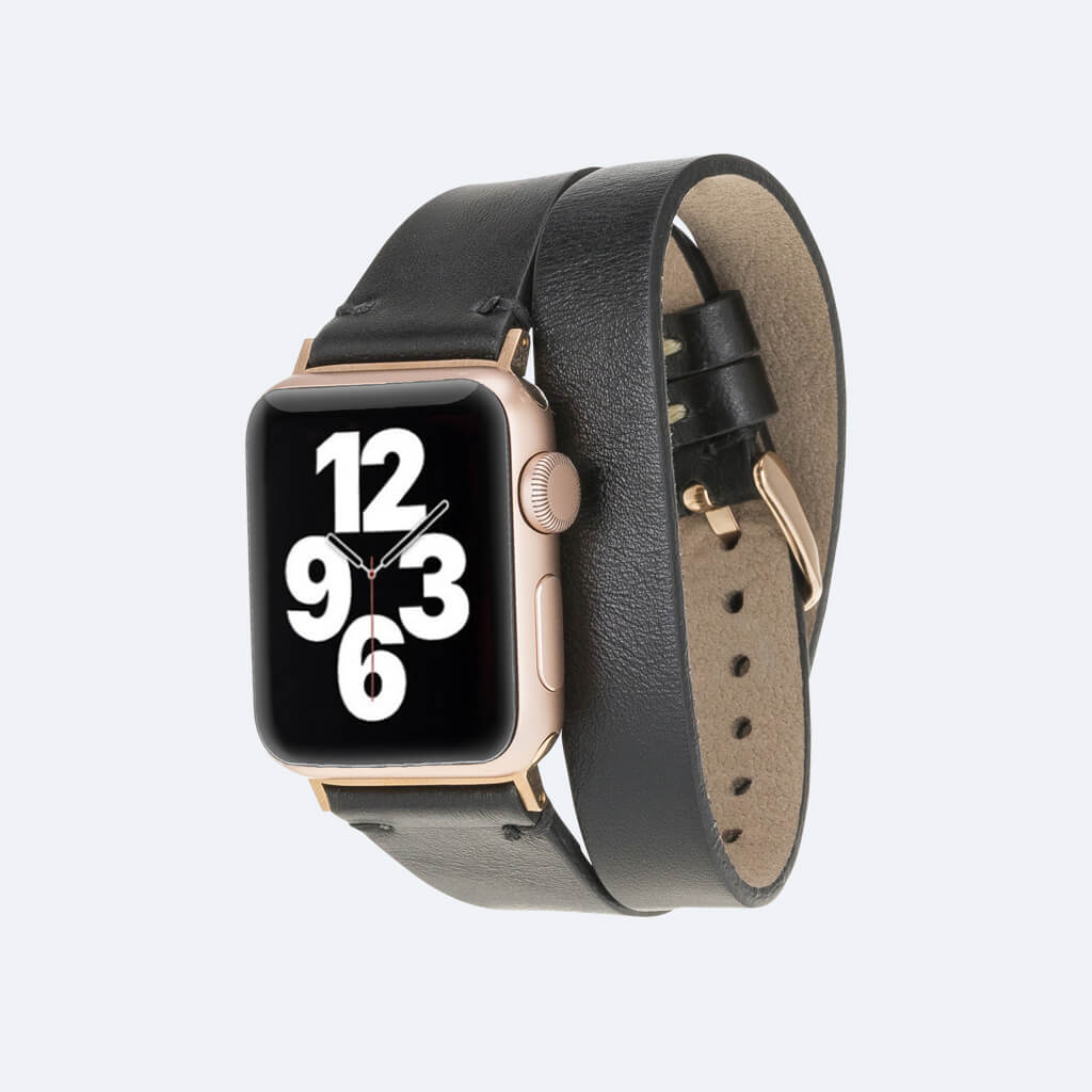 Double Tour Leather Apple Watch Strap | Oxa Leather 1