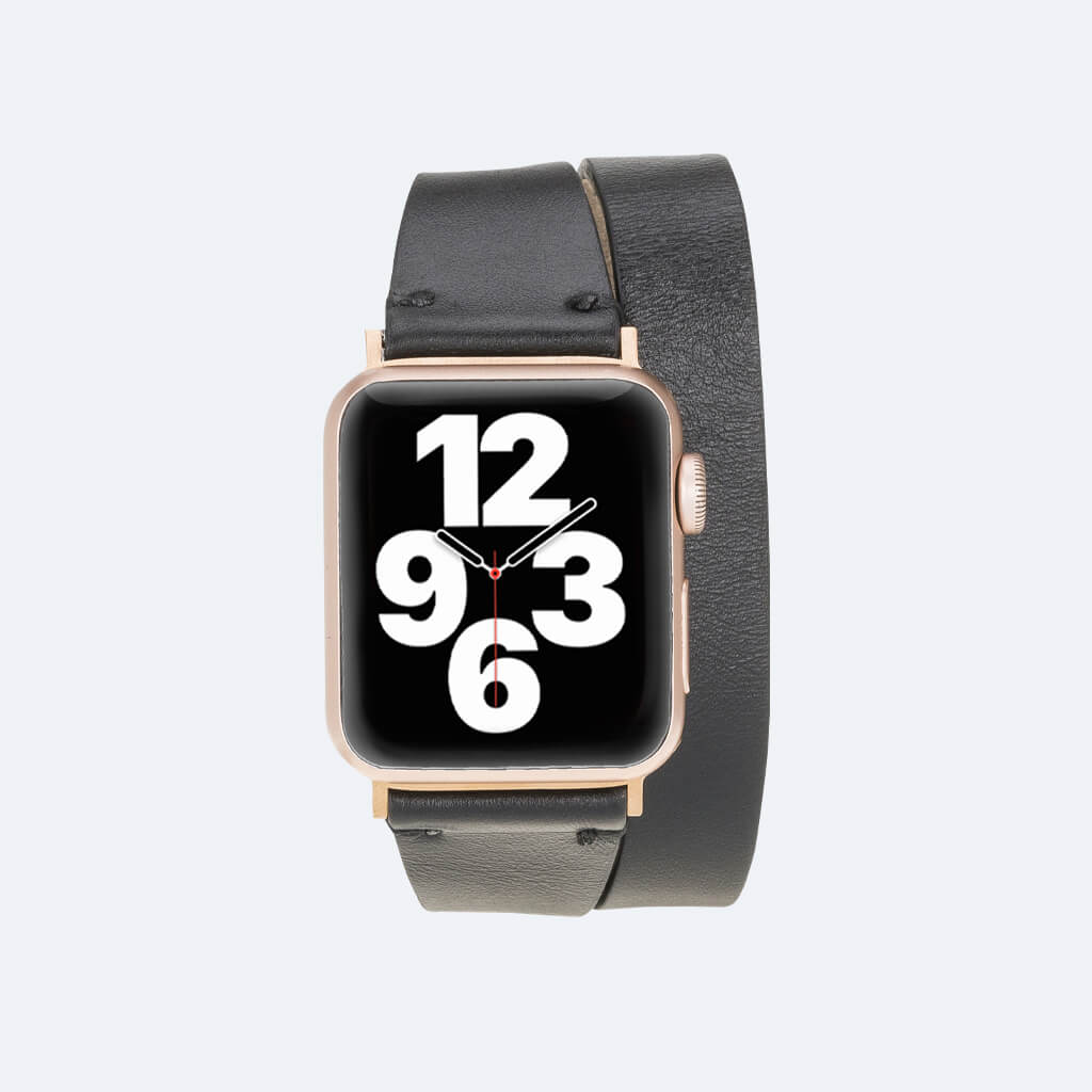 Double Tour Leather Apple Watch Strap | Oxa Leather 2