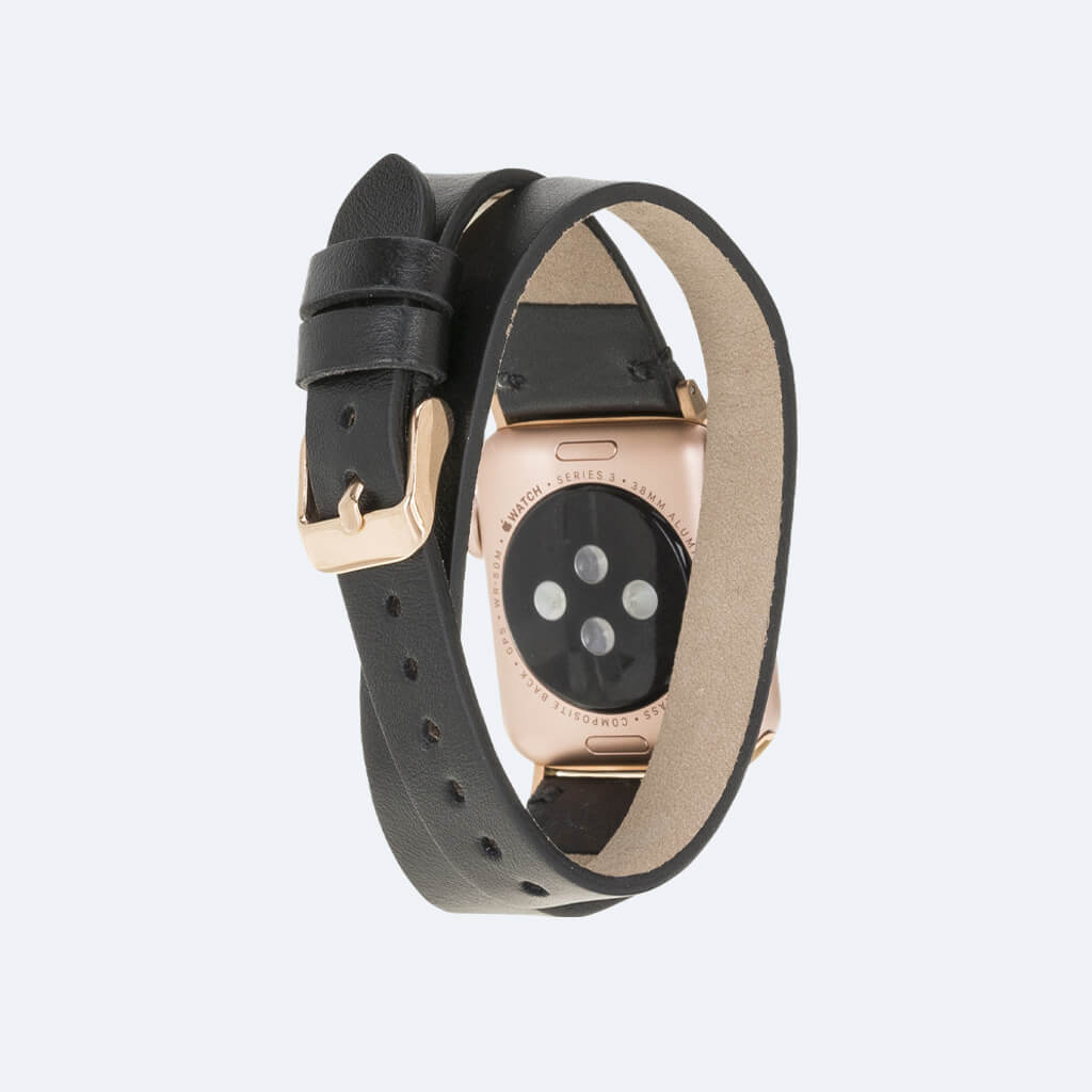 Double Tour Leather Apple Watch Strap | Oxa Leather 3