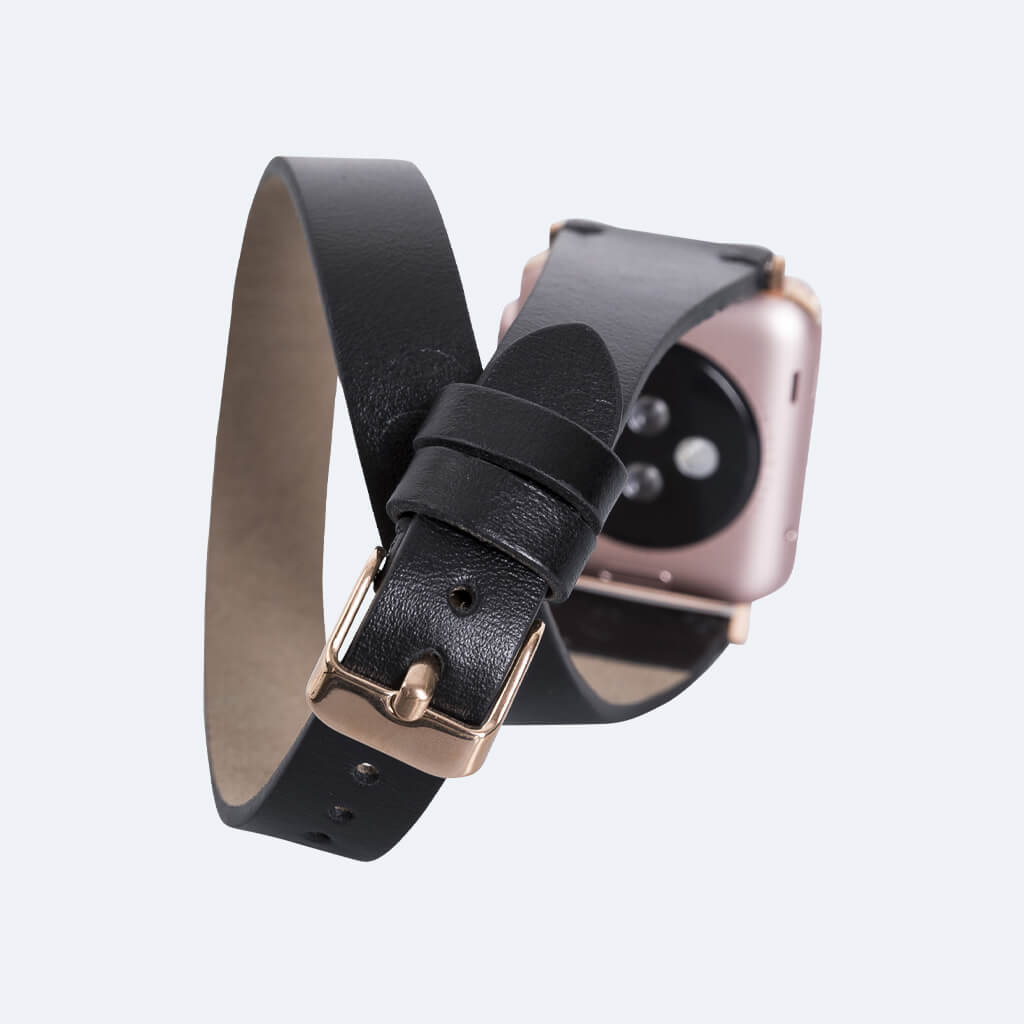 Double Tour Leather Apple Watch Strap | Oxa Leather 4