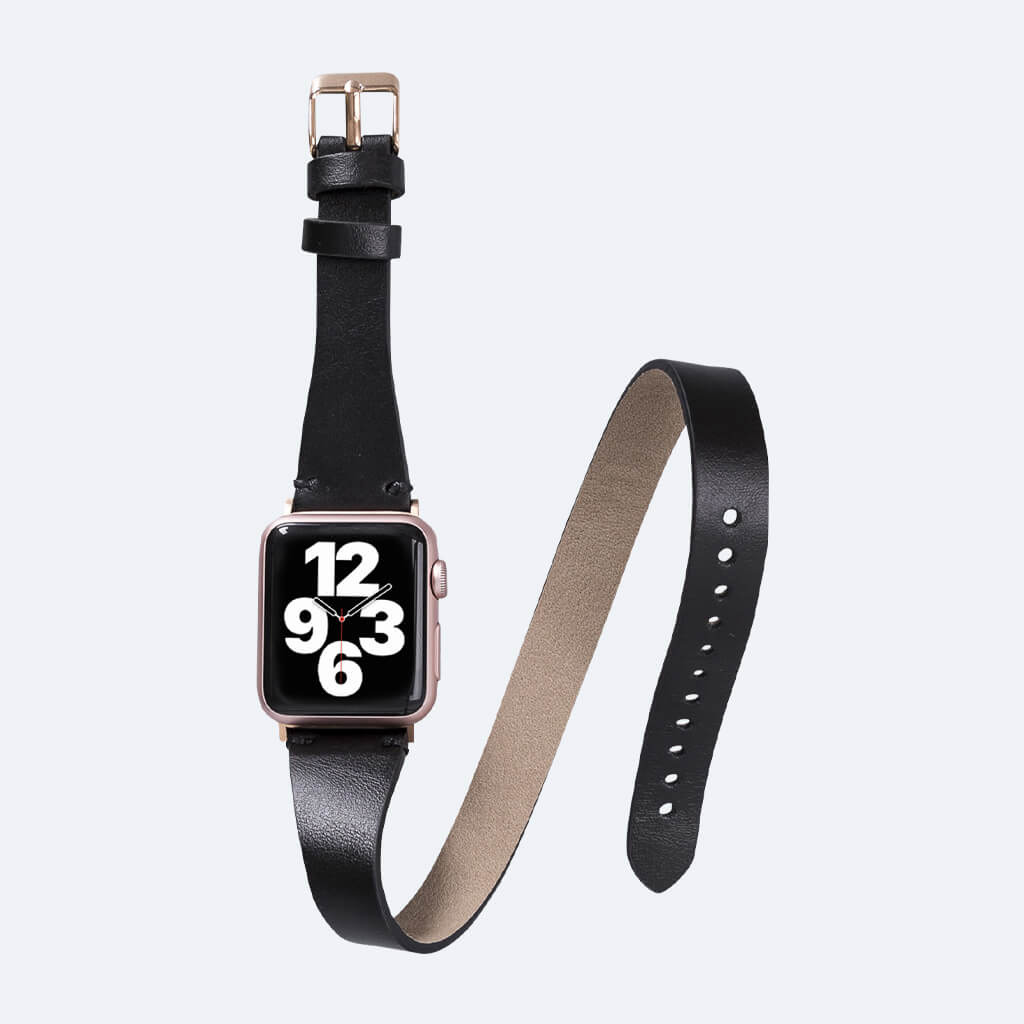 Double Tour Leather Apple Watch Strap | Oxa Leather 5