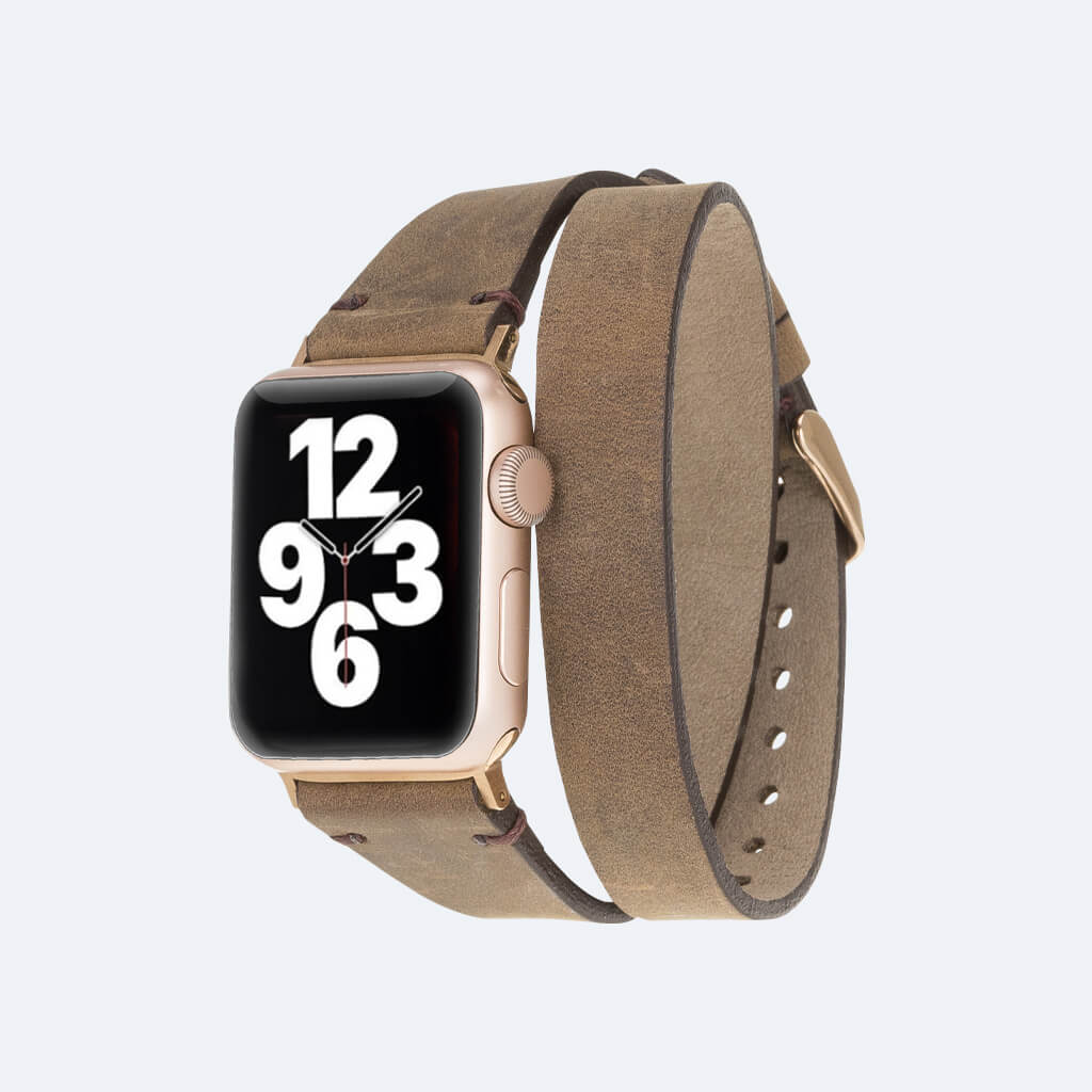 Double Tour Leather Apple Watch Strap | Oxa Leather 13