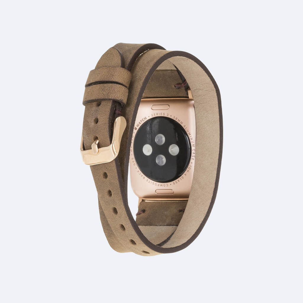 Double Tour Leather Apple Watch Strap | Oxa Leather 15