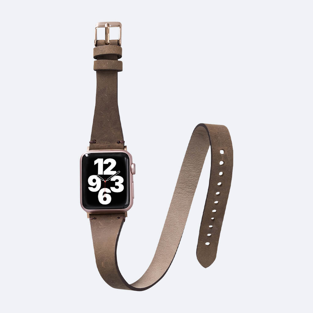 Double Tour Leather Apple Watch Strap | Oxa Leather 17