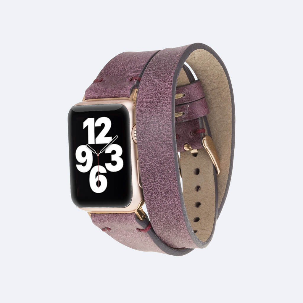 Double Tour Leather Apple Watch Strap | Oxa Leather 25