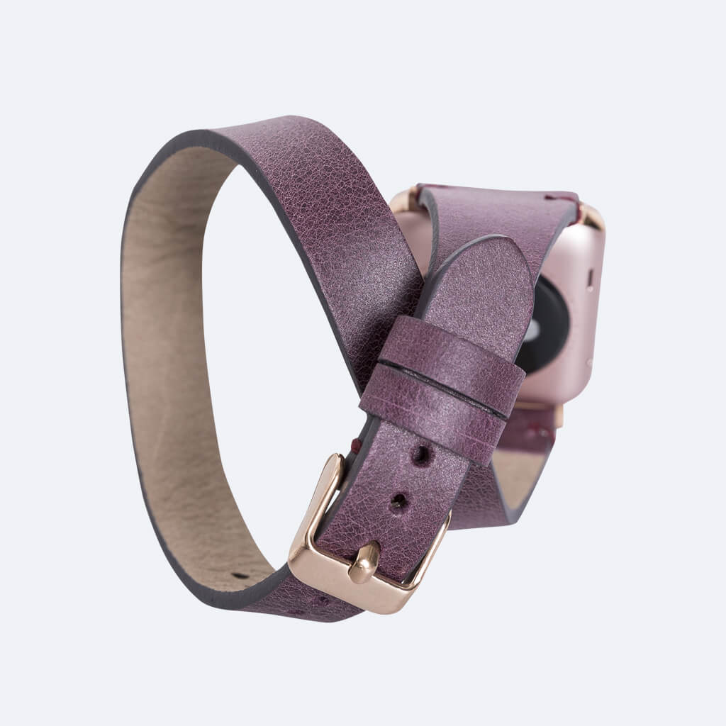 Double Tour Leather Apple Watch Strap | Oxa Leather 28