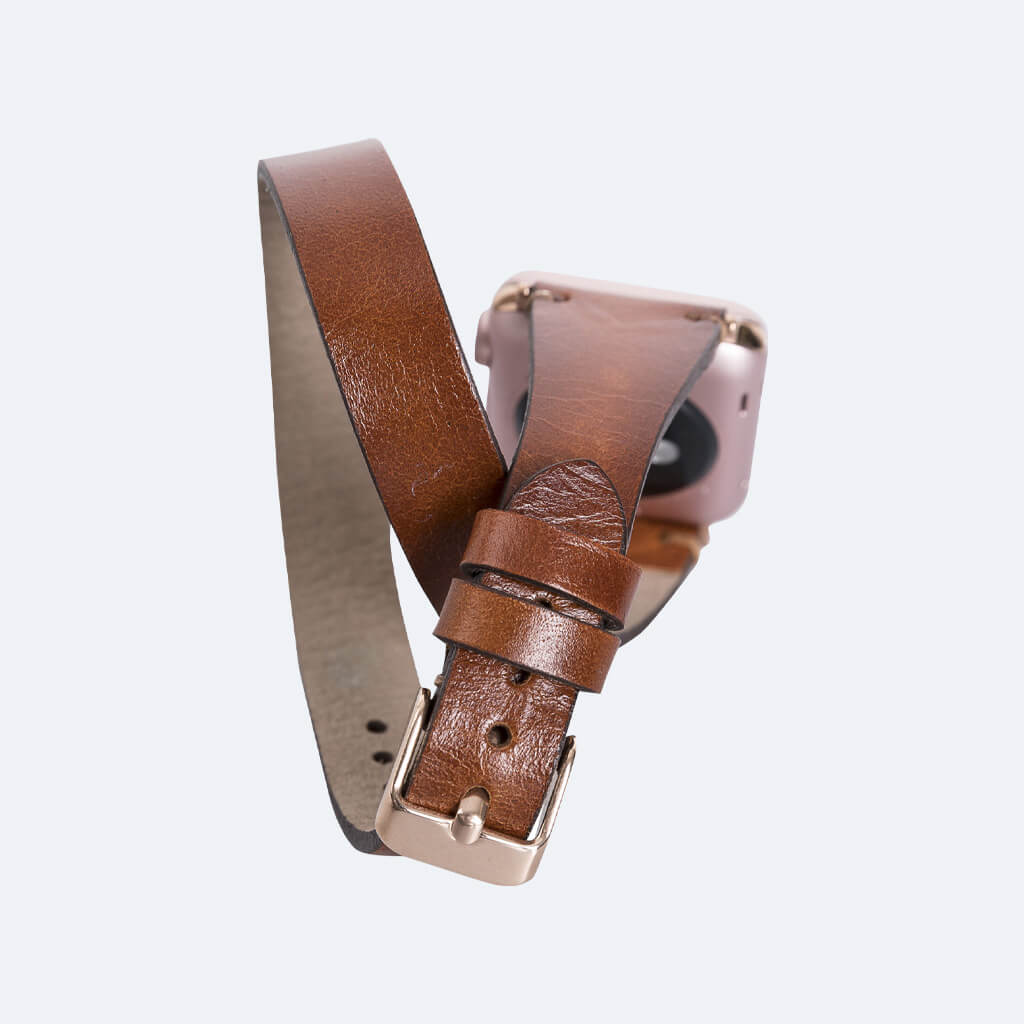 Double Tour Leather Apple Watch Strap | Oxa Leather 34