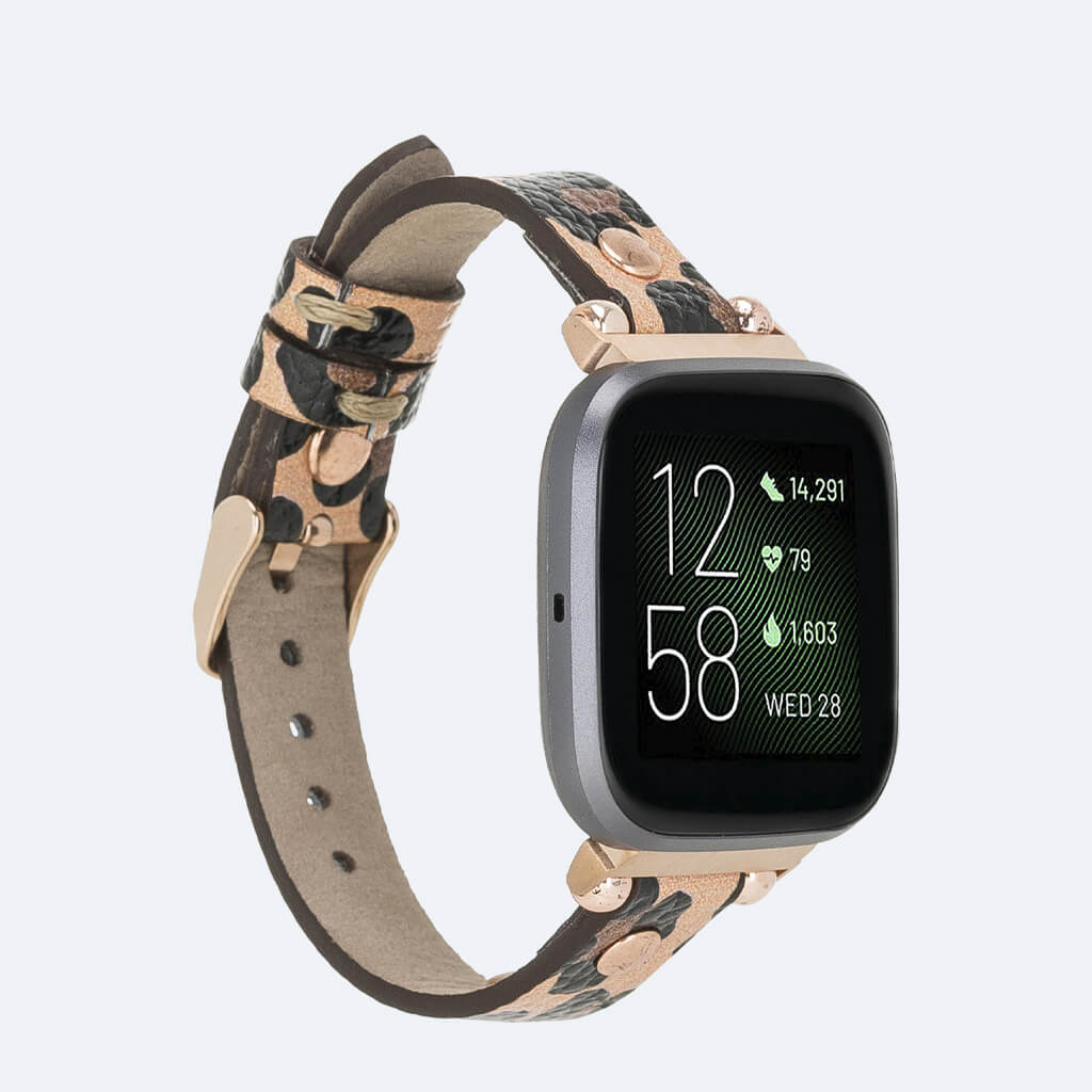 foredrag Dripping lighed Fitbit Versa Leather Watch Band - Chloe