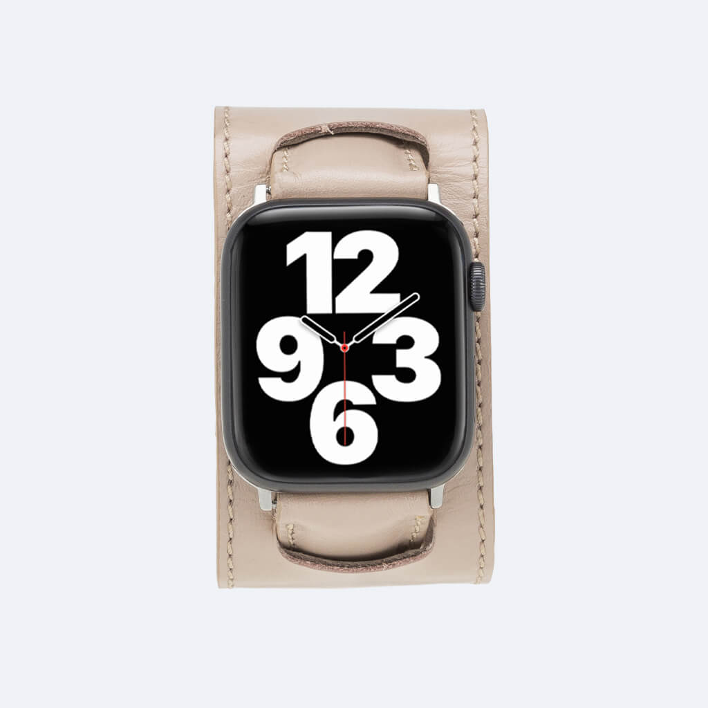 Leather Apple Watch Band in Cuff Style for 44mm / 40mm | Oxa Leather 37