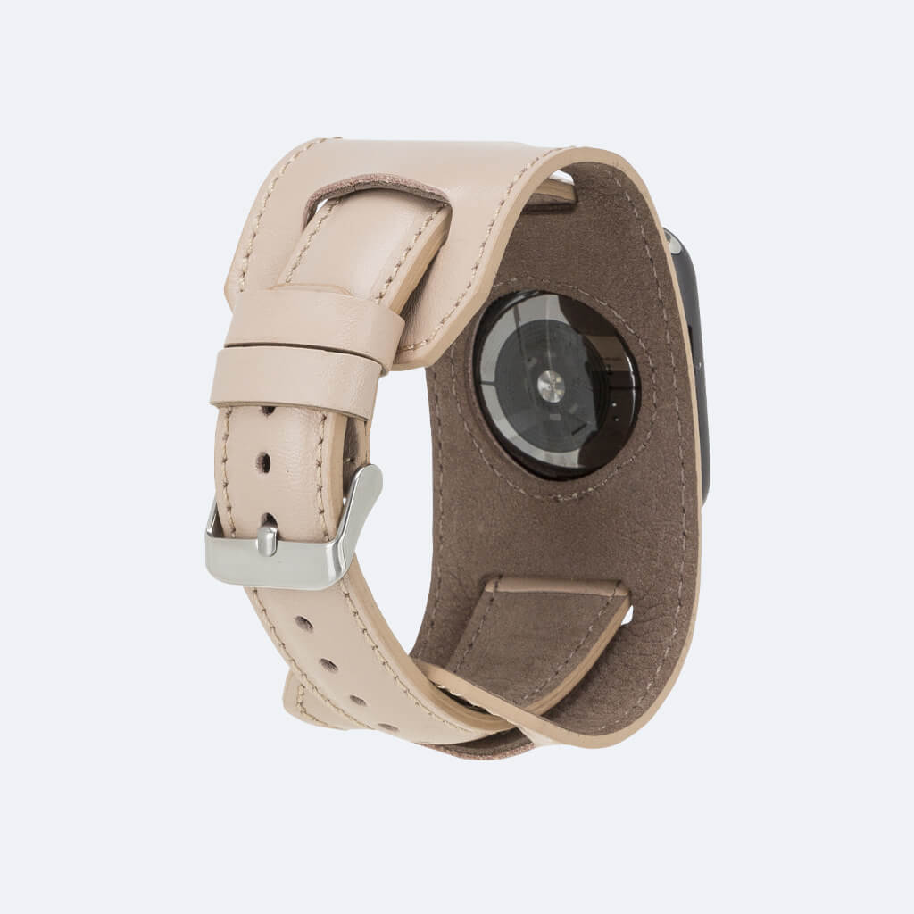 Leather Apple Watch Band in Cuff Style for 44mm / 40mm | Oxa Leather 38