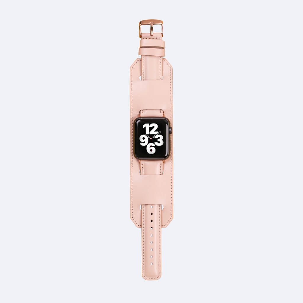 Leather Apple Watch Band in Cuff Style for 44mm / 40mm | Oxa Leather 39