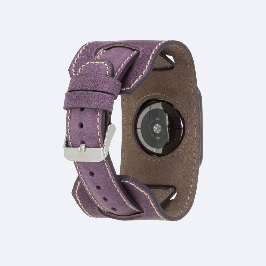 Leather Apple Watch Band in Cuff Style for 44mm / 40mm | Oxa Leather 17